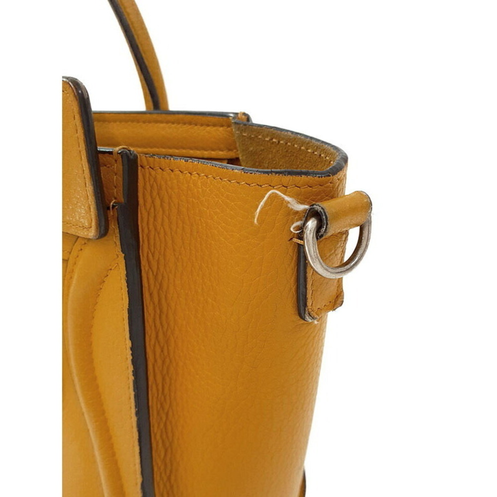 Celine Shopper Leather Shoulder Bag - Picture 5 of 9